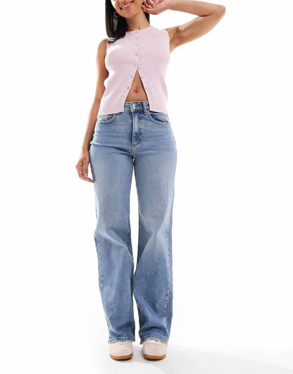 Juicy High Waisted Wide Leg Jeans