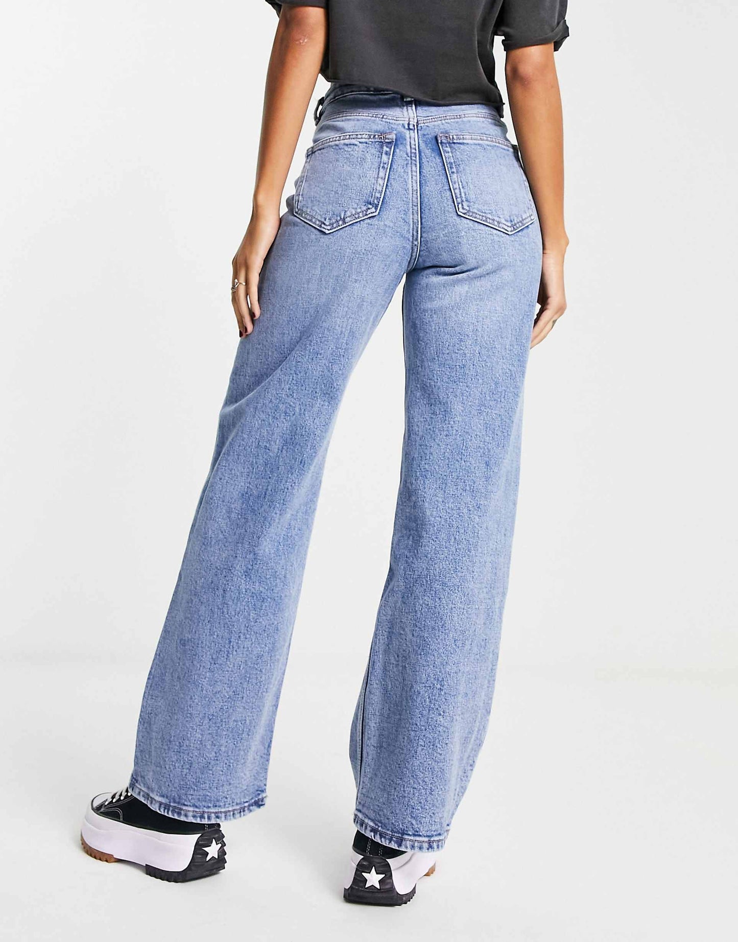 Juicy High Waisted Wide Leg Jeans