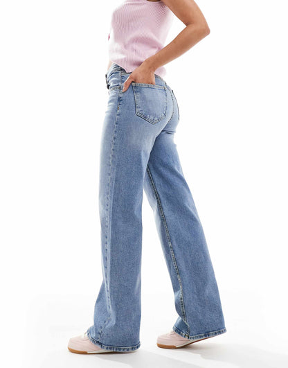 Juicy High Waisted Wide Leg Jeans