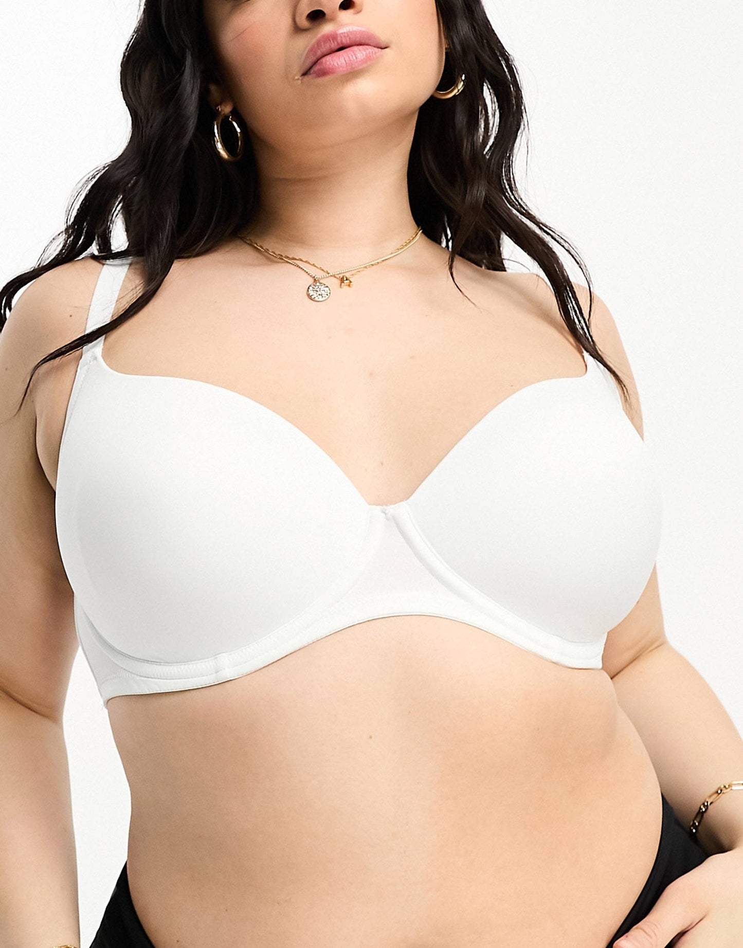 Curve Microfibre Moulded T-Shirt Bra