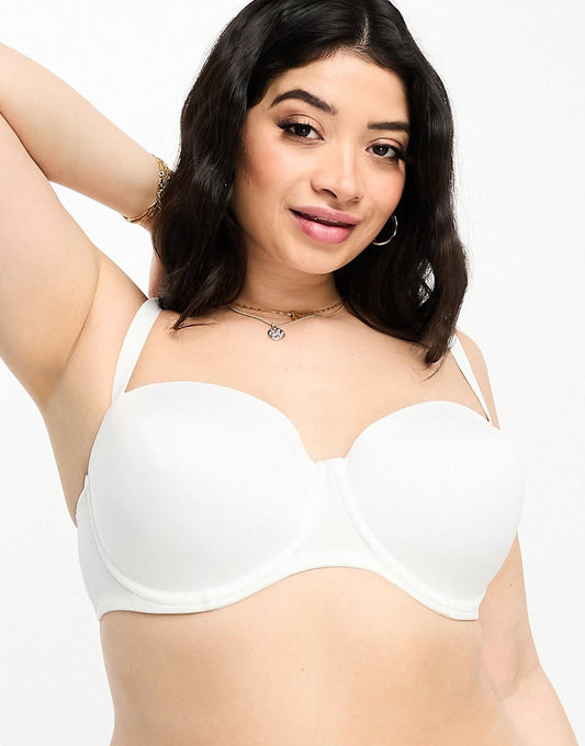 Curve Microfibre Moulded Multiway Strapless Bra