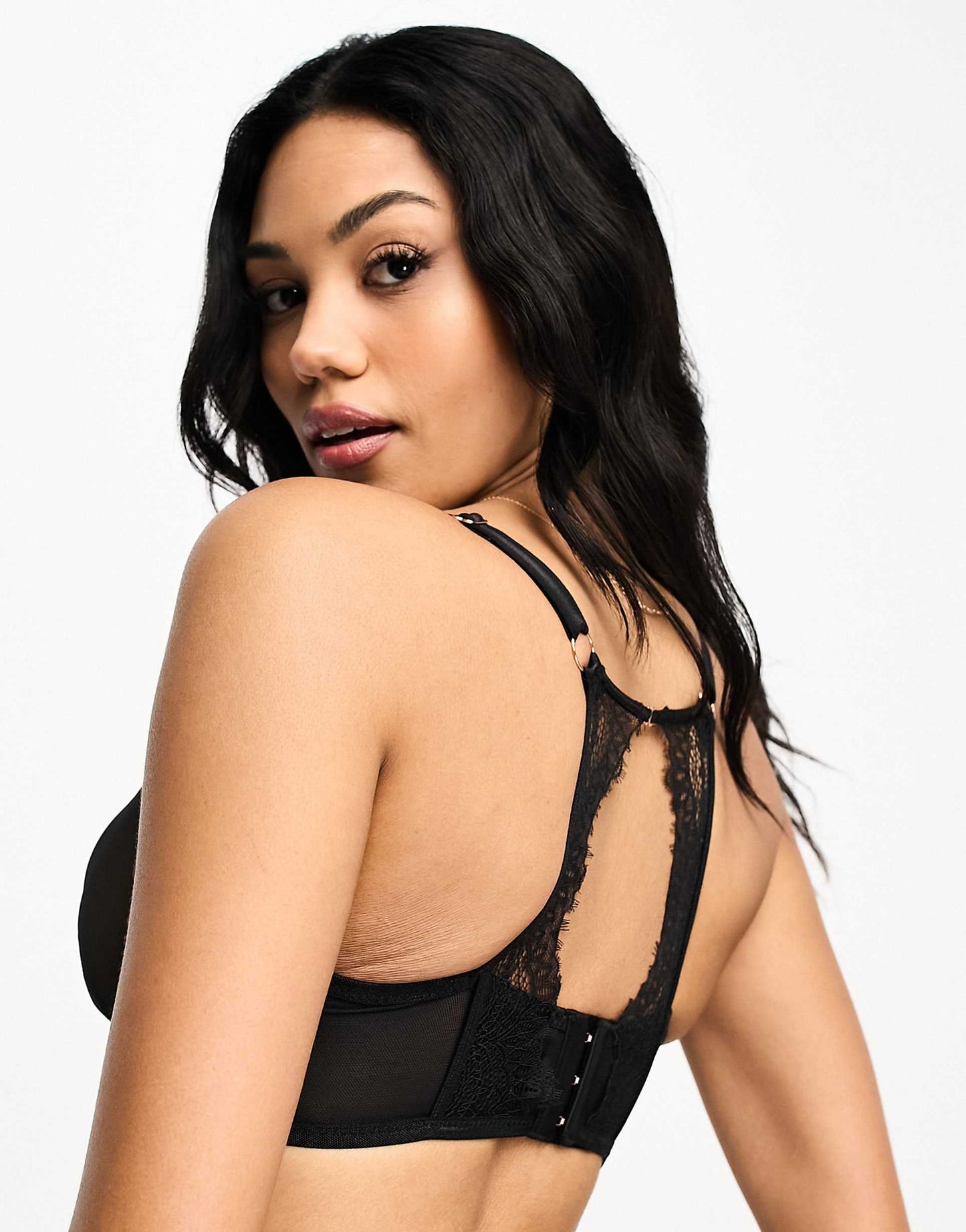 Scantilly By Fuller Bust Exposed Racerback Plunge Bra