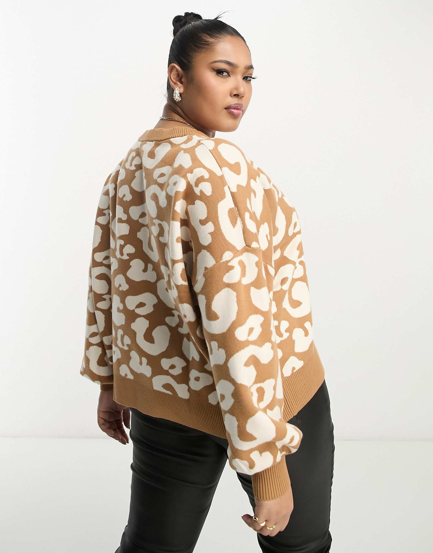 Plus Knitted Jumper Co-Ord