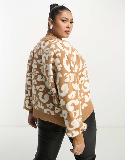 Plus Knitted Jumper Co-Ord