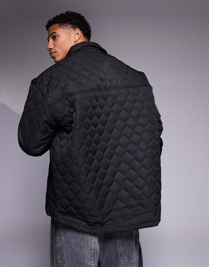 Wavy Quilted Jacket