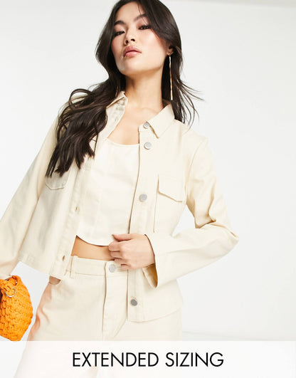 Utility Cropped Jacket Co-Ord