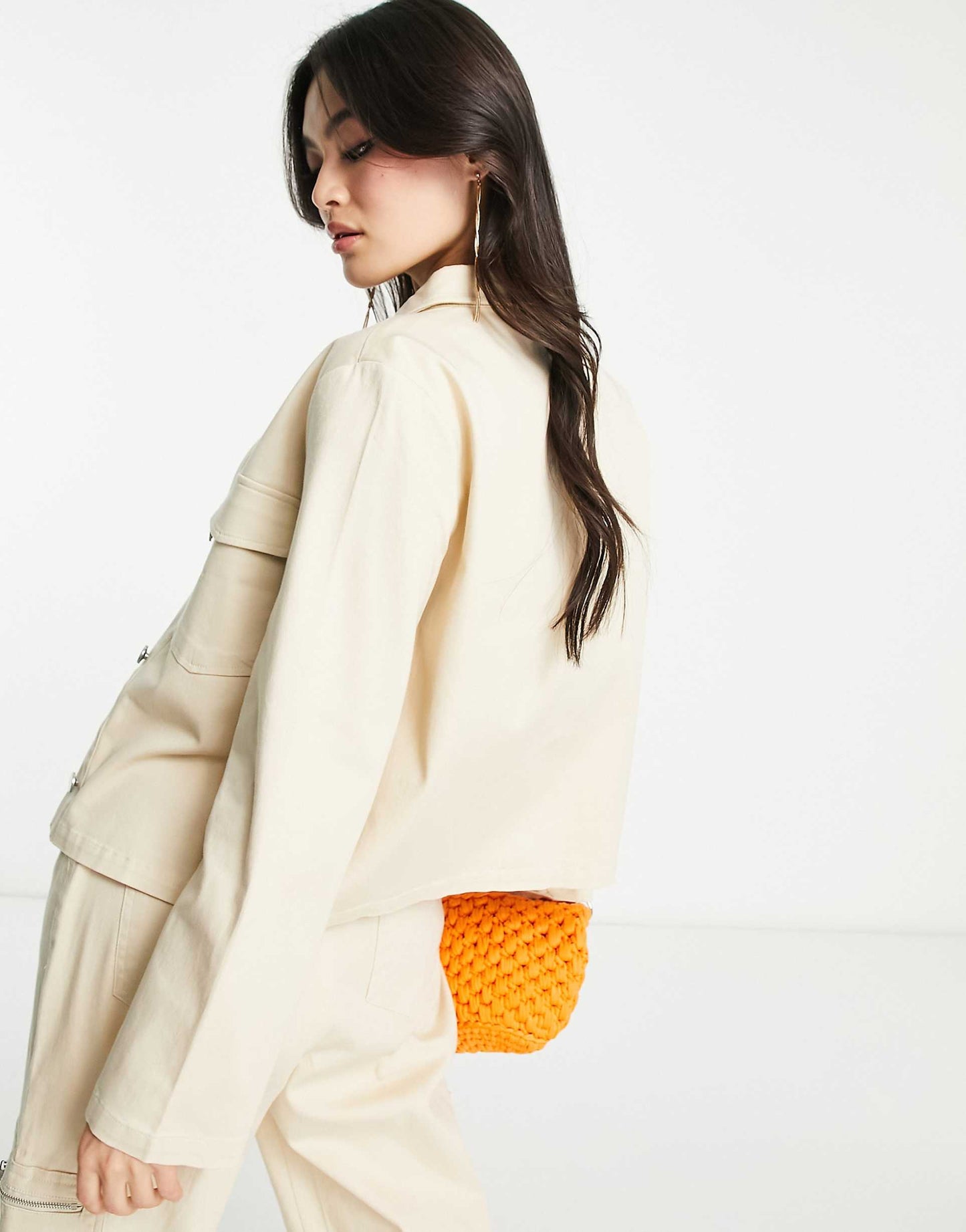 Utility Cropped Jacket Co-Ord