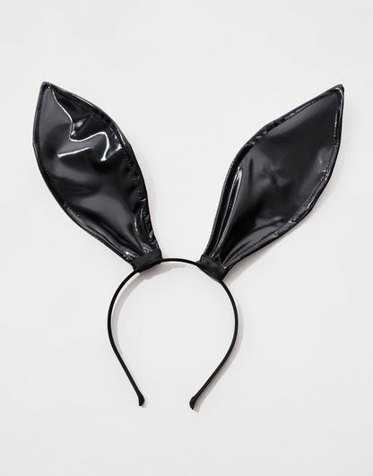 Halloween Vinyl Bunny Ears Headband
