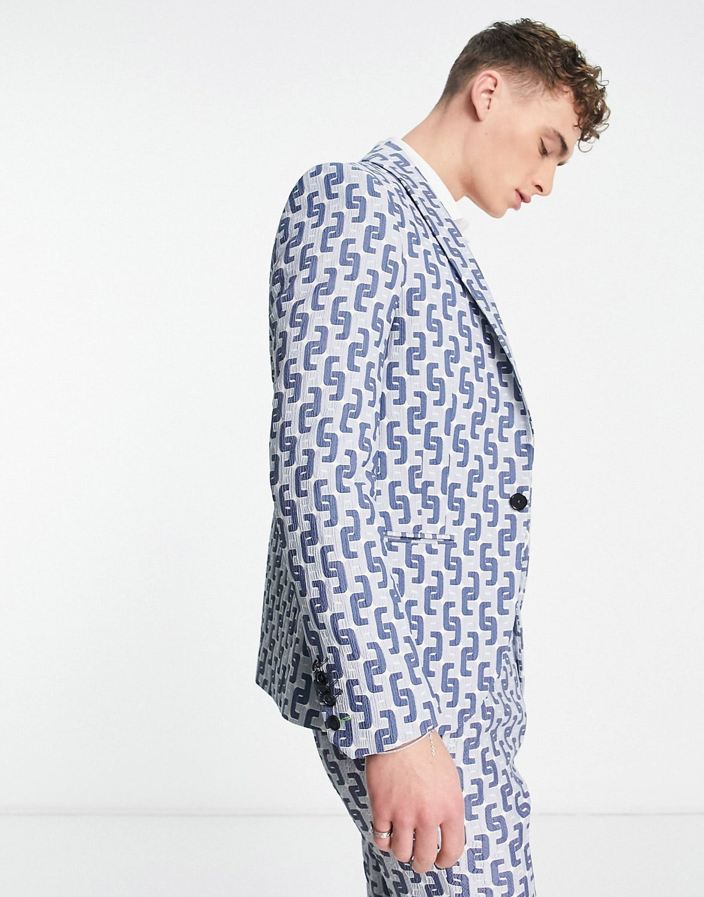Steroetzle Jacquard Suit Jacket