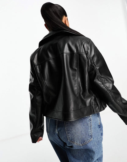 Curve Ultimate Faux Leather Biker Jacket