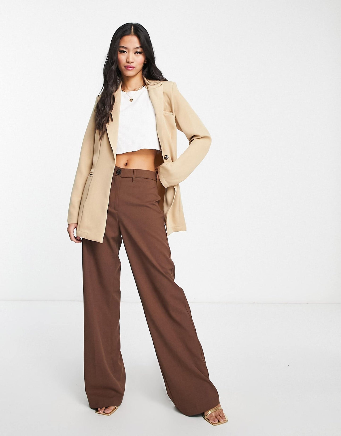 Pleat Detail Blazer