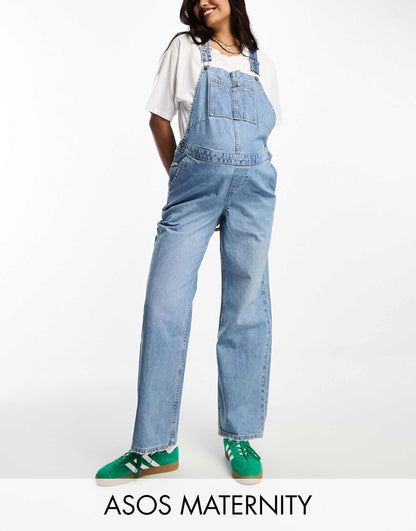 Maternity Denim Dungaree