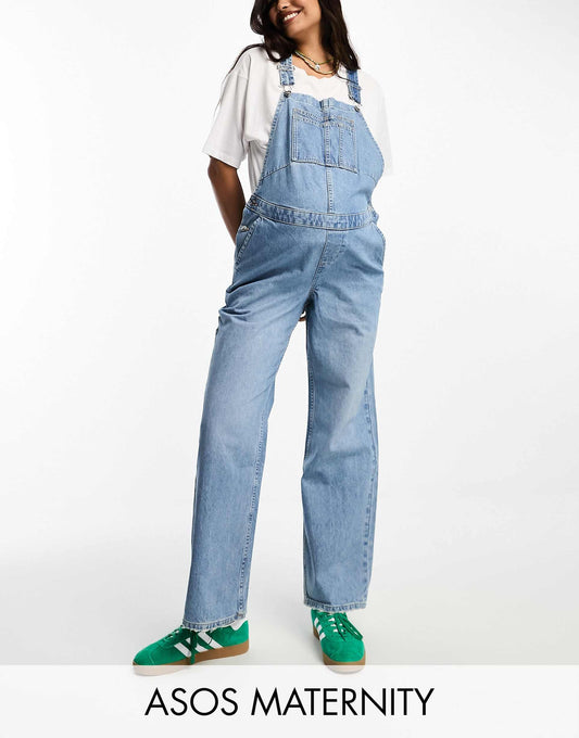Maternity Denim Dungaree