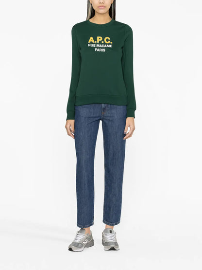 Madame Logo-Print Cotton Sweatshirt