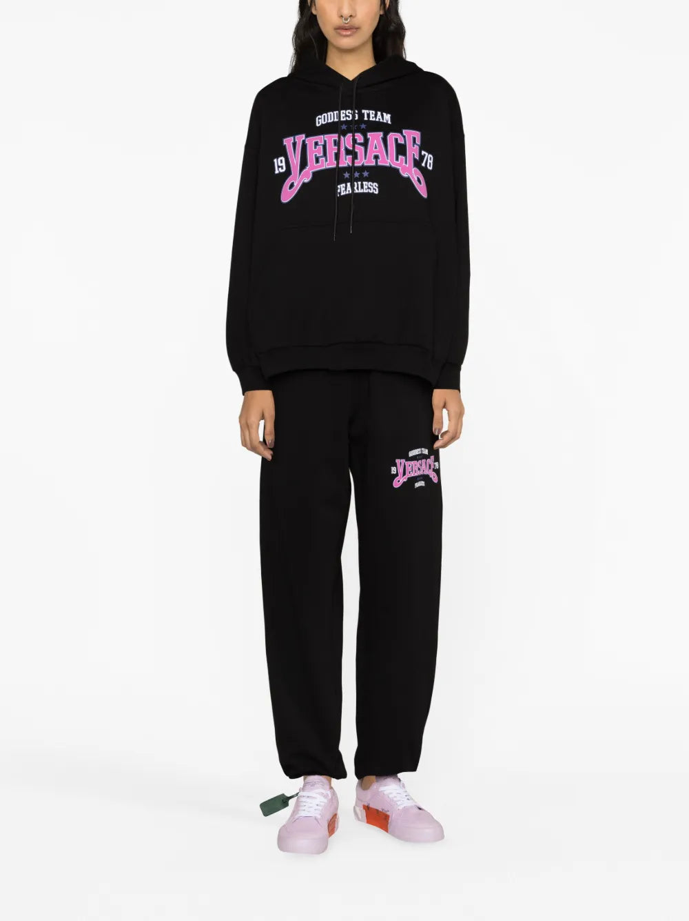 Logo-Print Cotton Hoodie
