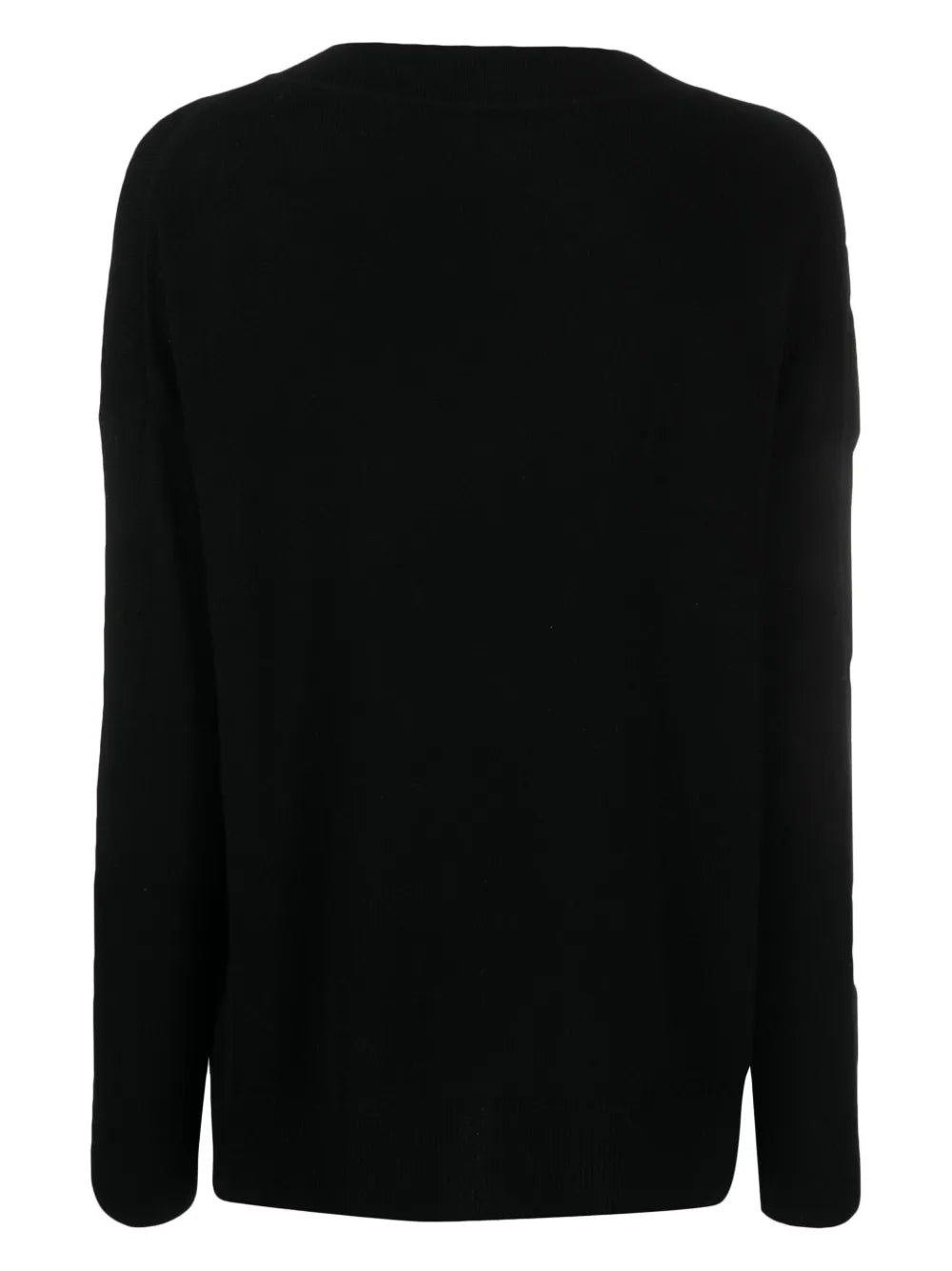 Long-Sleeve Fine-Knit Sweater