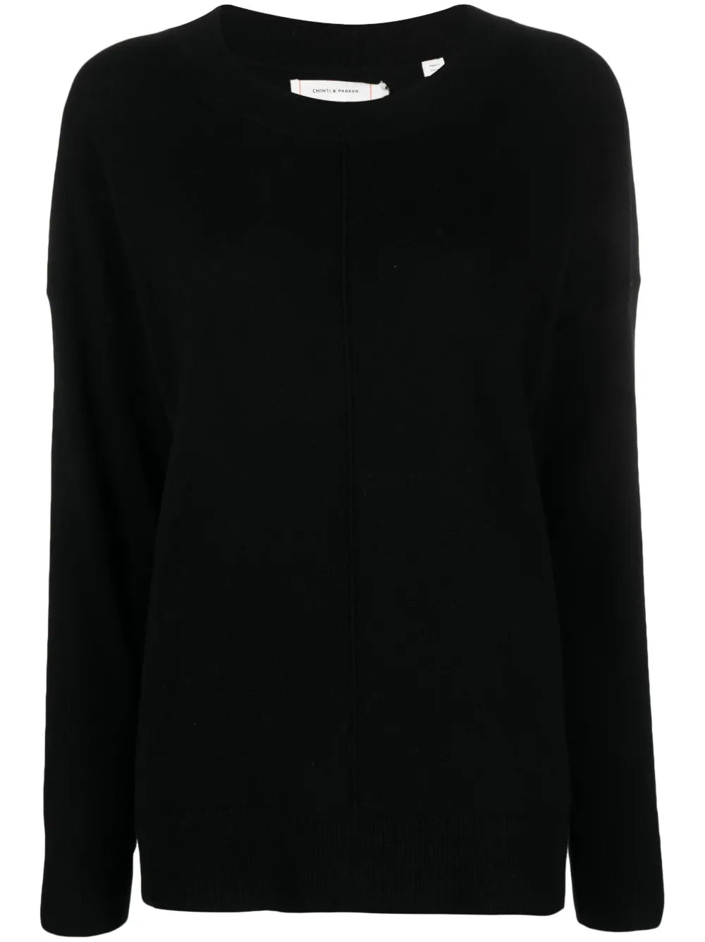 Long-Sleeve Fine-Knit Sweater