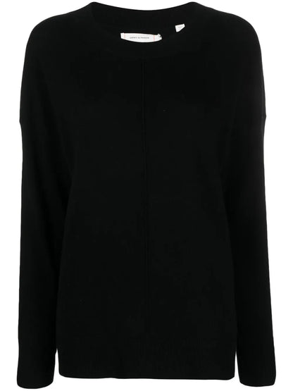 Long-Sleeve Fine-Knit Sweater