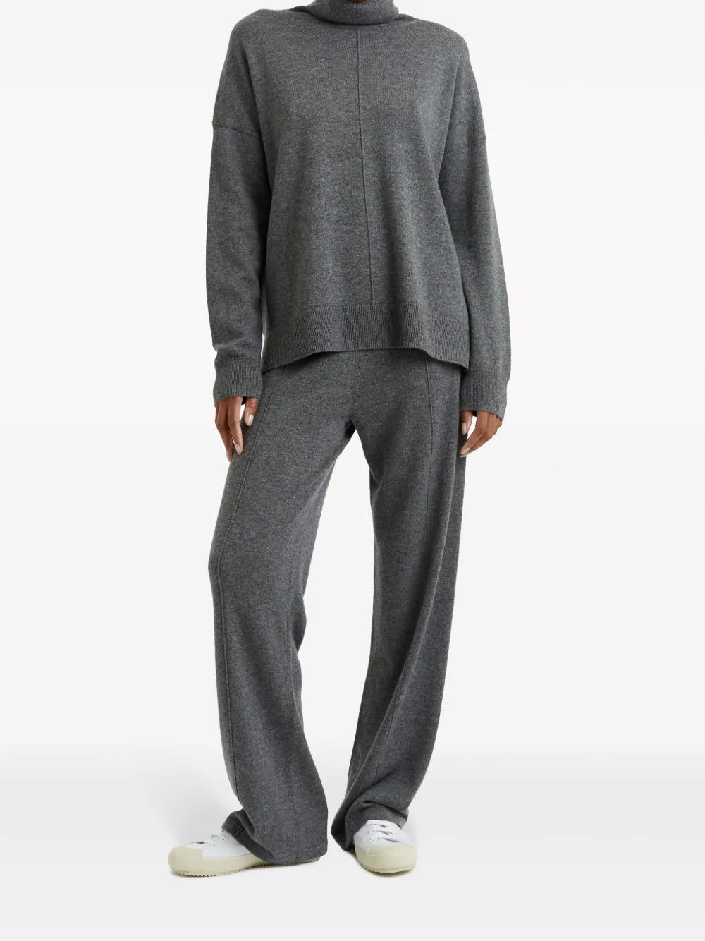 Roll-Neck Wool Blend Jumper
