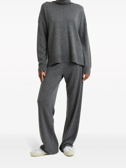 Roll-Neck Wool Blend Jumper