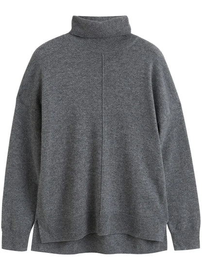Roll-Neck Wool Blend Jumper