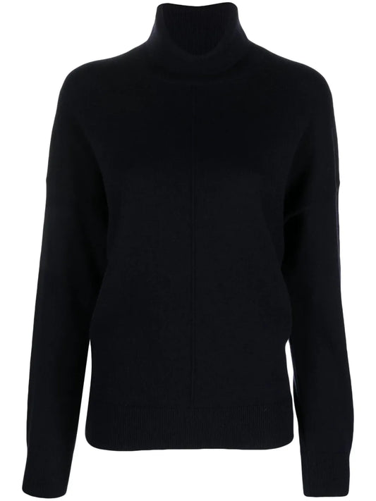 High-Neck Long-Sleeves Knit Sweater