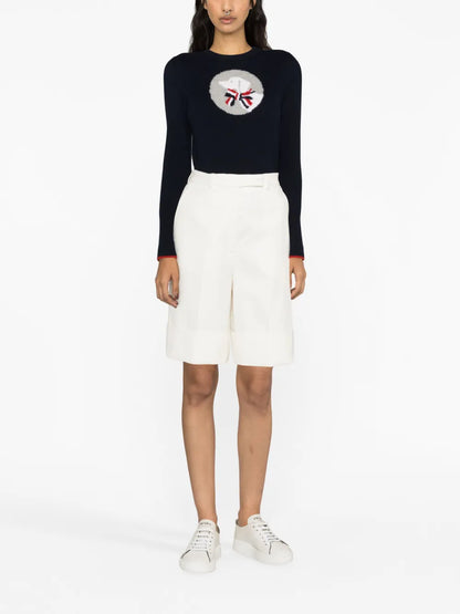 Knee-Length Tailored Shorts