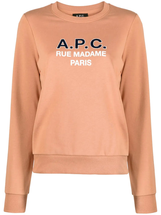 Madame Logo-Print Cotton Sweatshirt