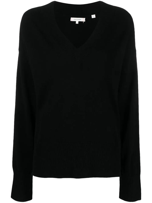 V-Neck Knitted Jumper