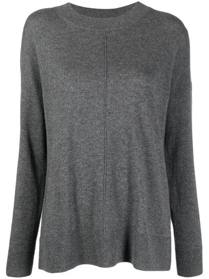 Long-Sleeve Fine-Knit Sweater