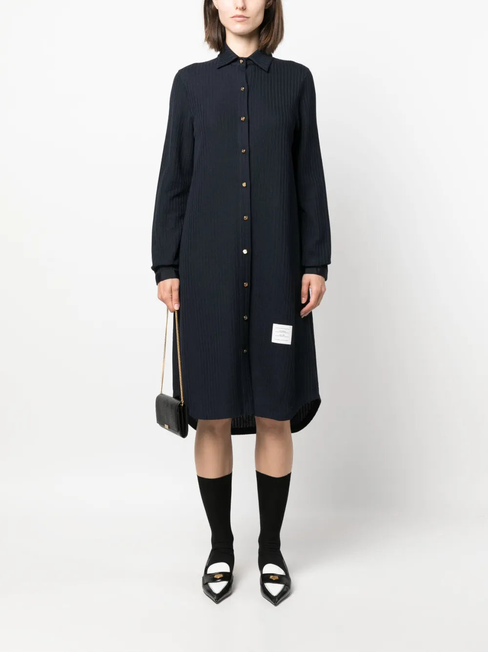 Long-Sleeve Shirt Dress