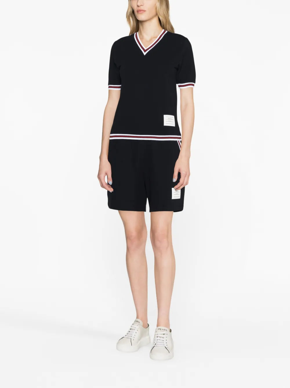Rwb-Waist Logo-Patch Shorts