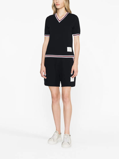 Rwb-Waist Logo-Patch Shorts