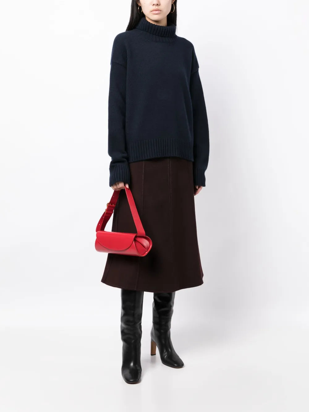 Roll-Neck Long-Sleeve Jumper
