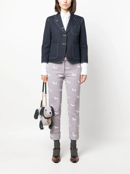 Sack-Patch Cropped Jacket