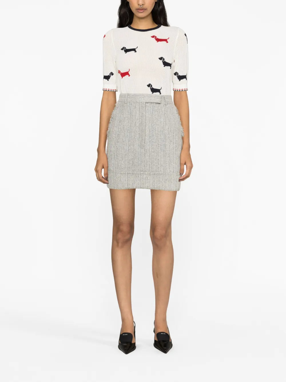 Tweed Mini Skirt