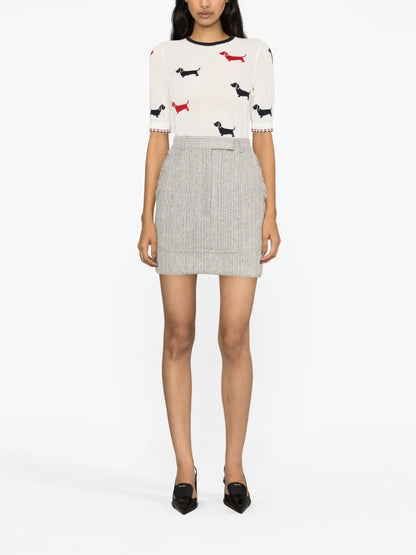 Tweed Mini Skirt