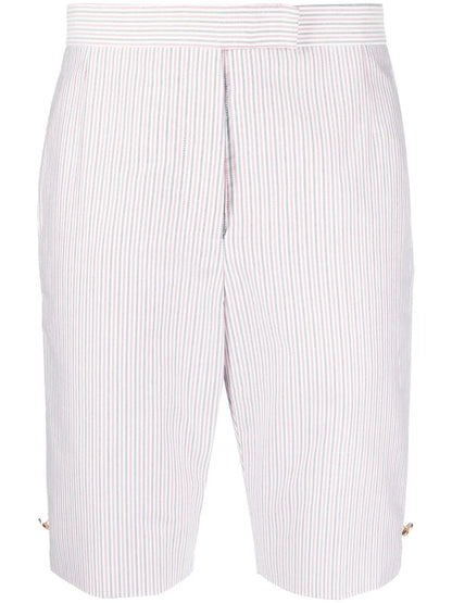 Striped Bermuda Shorts