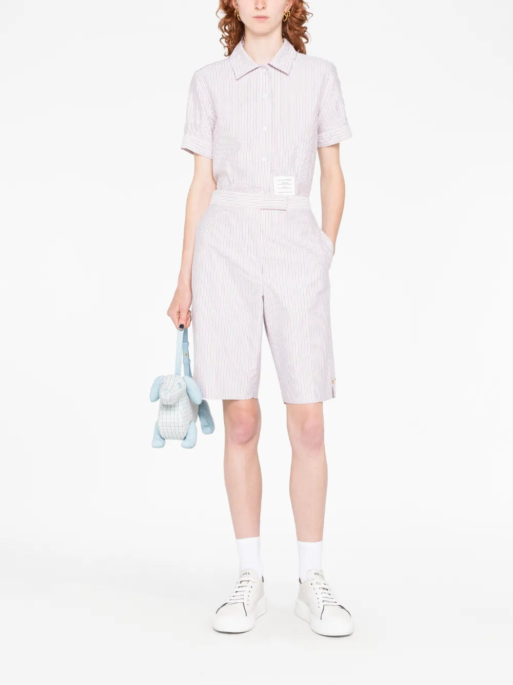 Striped Bermuda Shorts