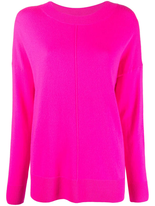 Fine-Knit Crew-Neck Jumper