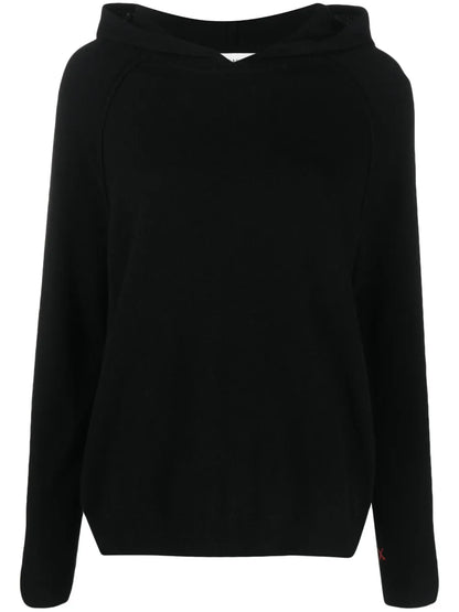 Fine-Knit Wool-Cashmere Hoodie