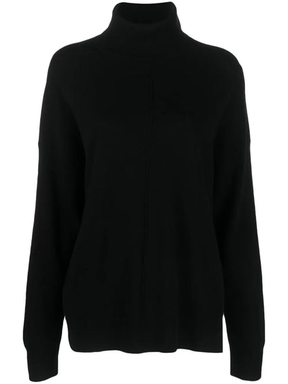 High-Neck Long-Sleeves Knit Jumper