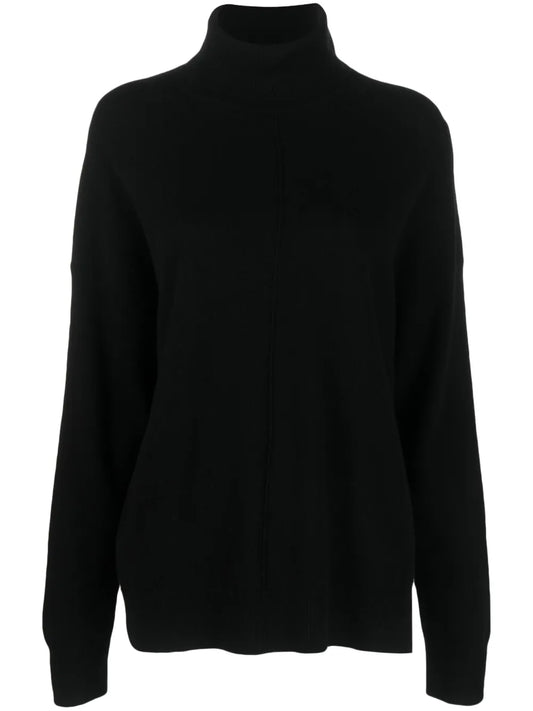 High-Neck Long-Sleeves Knit Jumper