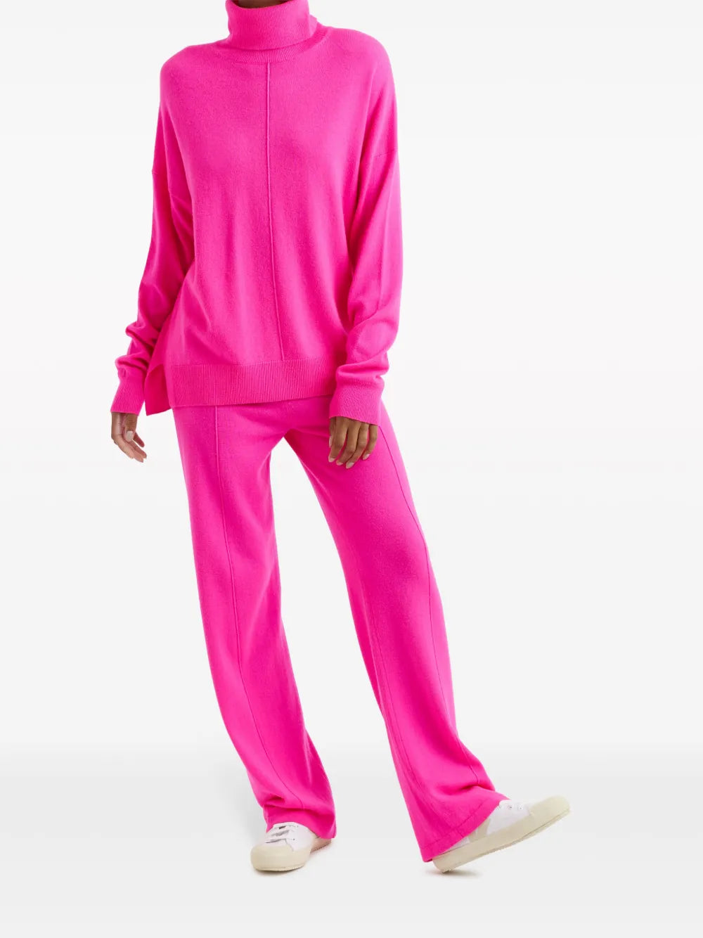 Roll-Neck Wool Blend Jumper