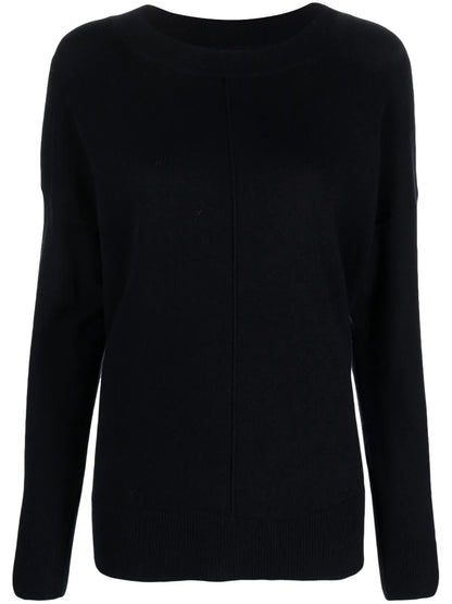Long-Sleeve Fine-Knit Sweater
