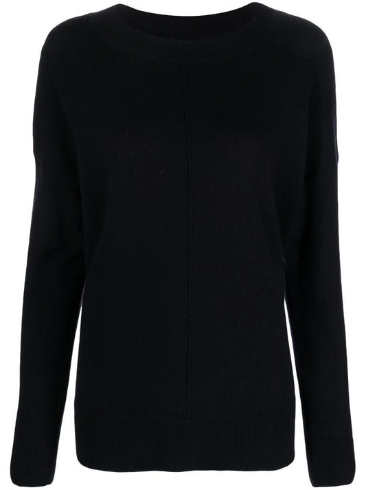 Long-Sleeve Fine-Knit Sweater