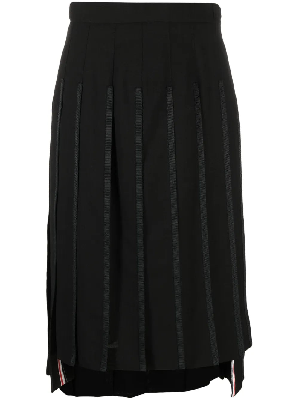High-Waisted Pleated Skirt