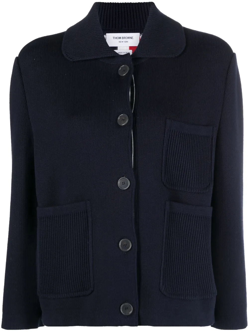 Rwb-Stripe Intarsia Jacket