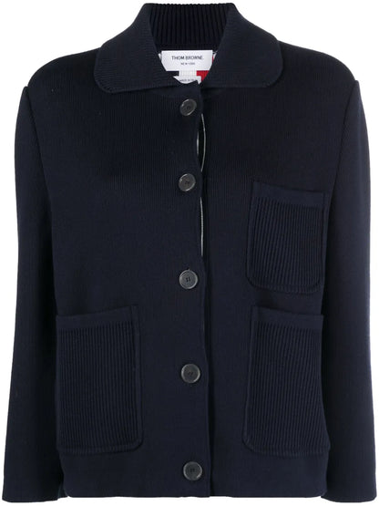 Rwb-Stripe Intarsia Jacket