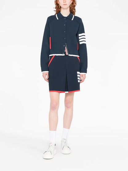 4-Bar Stripe Milano-Stitch Jacket